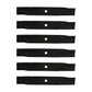 6PK Blades Fits Dixie Chopper XCaliber XCD 3674 XC3374 30227-74T 30227-74X