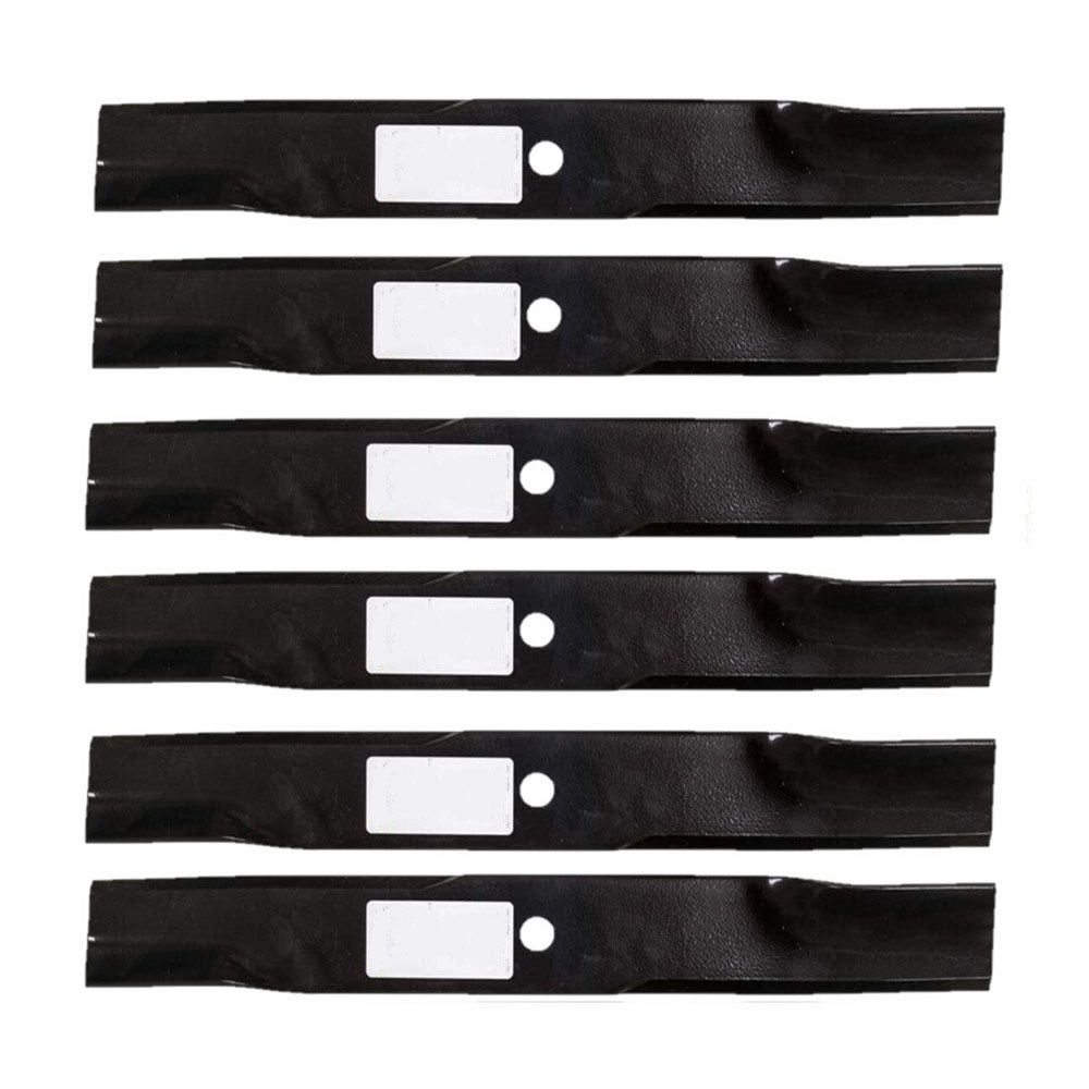 6-Pack 601124 797696 Fits Hi-Lift Blades fits Hustler XR7 Super Z & Hustler Z 54