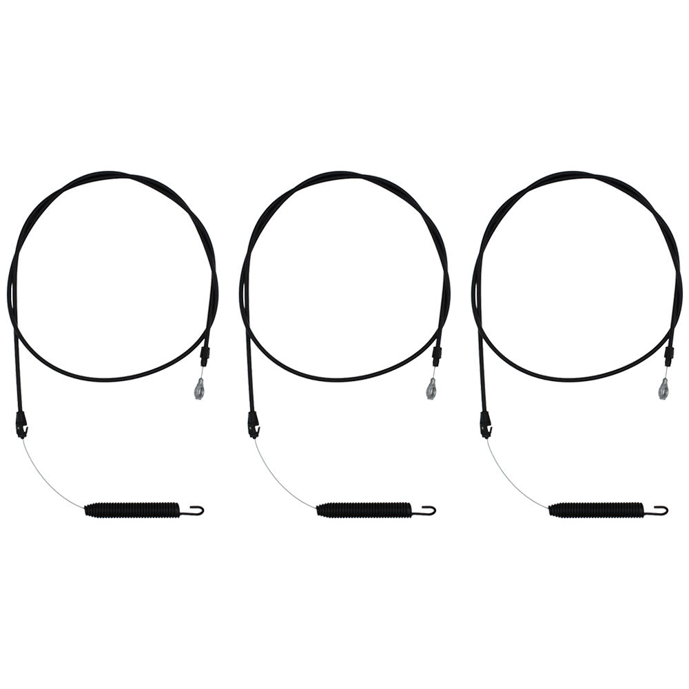 Qty 3: Deck Engagement Clutch Cable
 Fits Universal Products Replaces 197257
