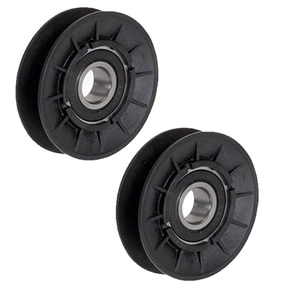 Qty 2: V Groove Idler Pulley Fits Troy Bilt Replaces 1760097