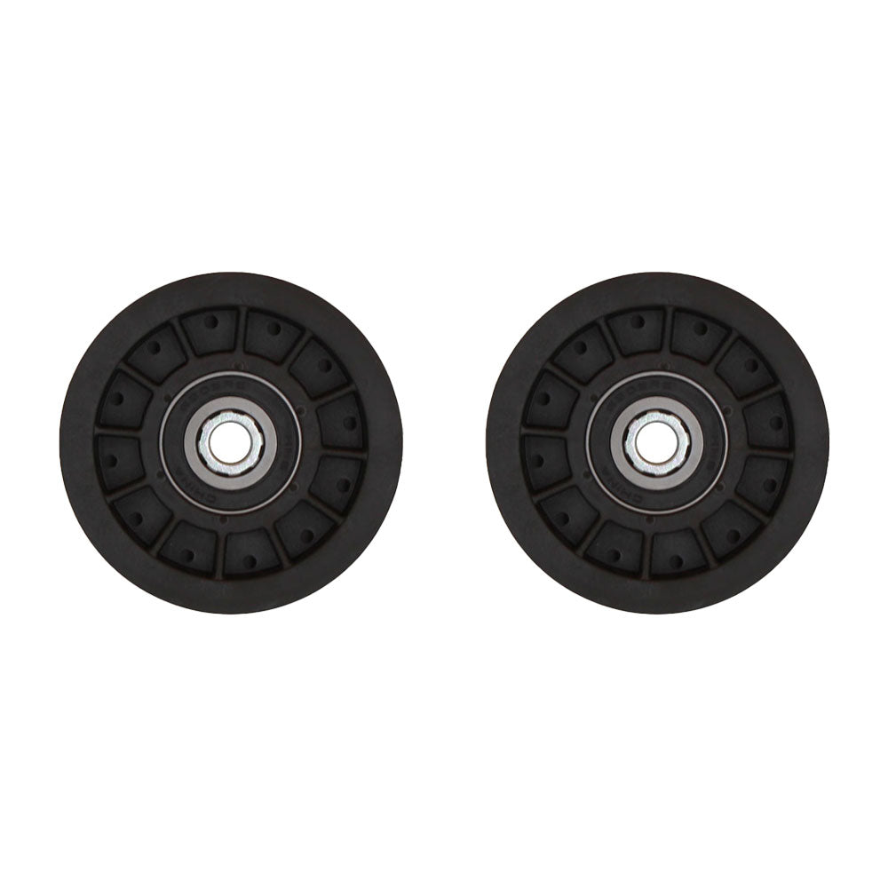 Qty 2: Flat Idler Pulley Fits John Deere Replaces AM115459