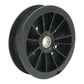 Flat Idler Pulley For Hustler FasTrak & Mini FasTrak 784504 5-7/8" OD 109-0977