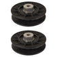 2PK V-Idler Pulley Fits John Deere AM121967 LT 133 150 155 160 180 STX38 46