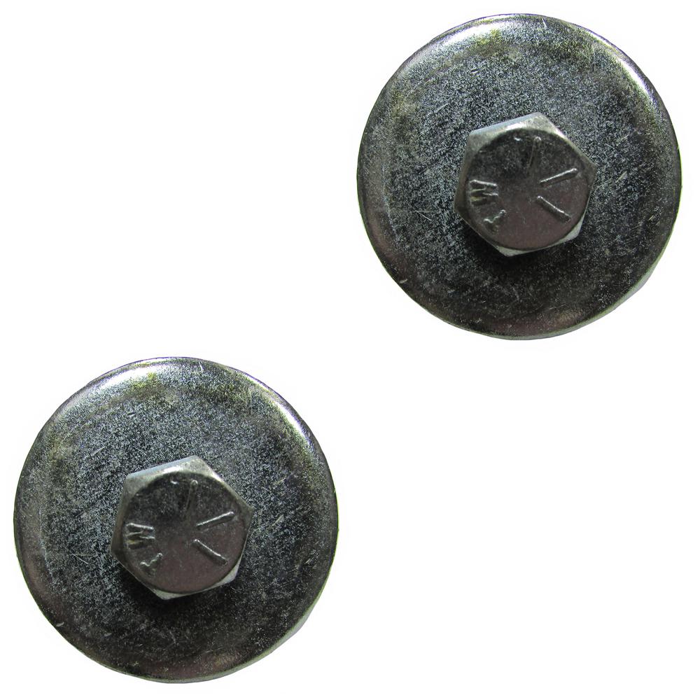 Qty 2: Blade Bolt w/ Flat Washer
 Fits Husqvarna Replaces 532 19 30-03