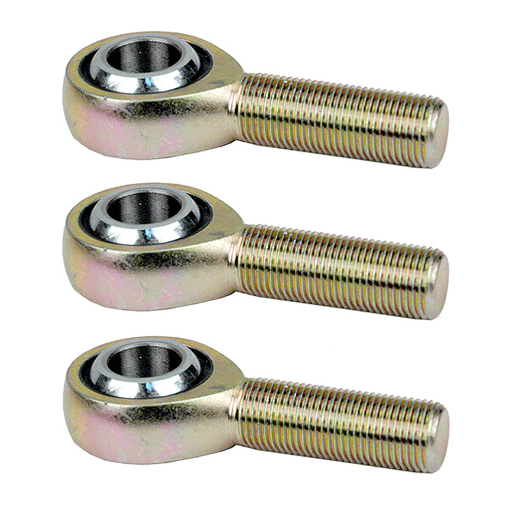 Qty 3: 18 Male Rod End Fits Bobcat Replaces 2188142-01