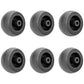 Qty 6: Deck Wheel - 5" x 2-3/4" Fits John Deere Replaces TCA22703