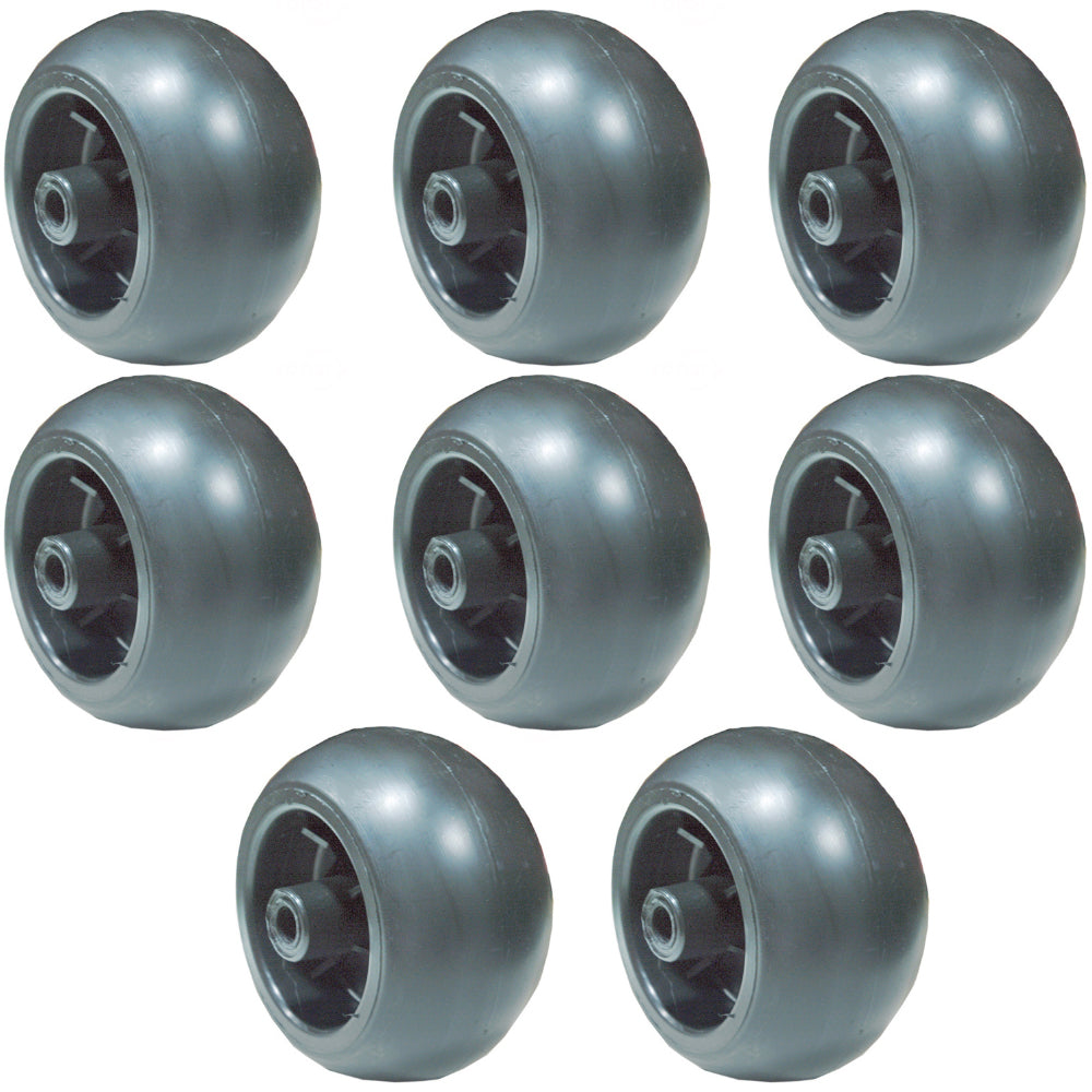 (8) Fits John Deere Mower Deck Wheels - Z810 Z820 Z830 Z850 Z910 Z920 Z930