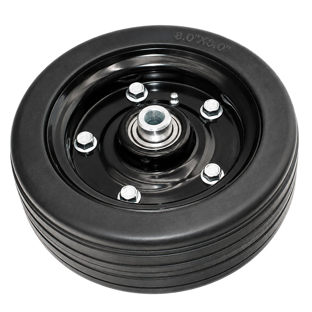 Replacement Finish Mower Wheel/Solid Molded Tire 8" Axle 00556647