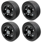 59008700 4 PK Finish Mower Wheels 8x3.5" Bore Fits Caroni TC480 TC590 TC910