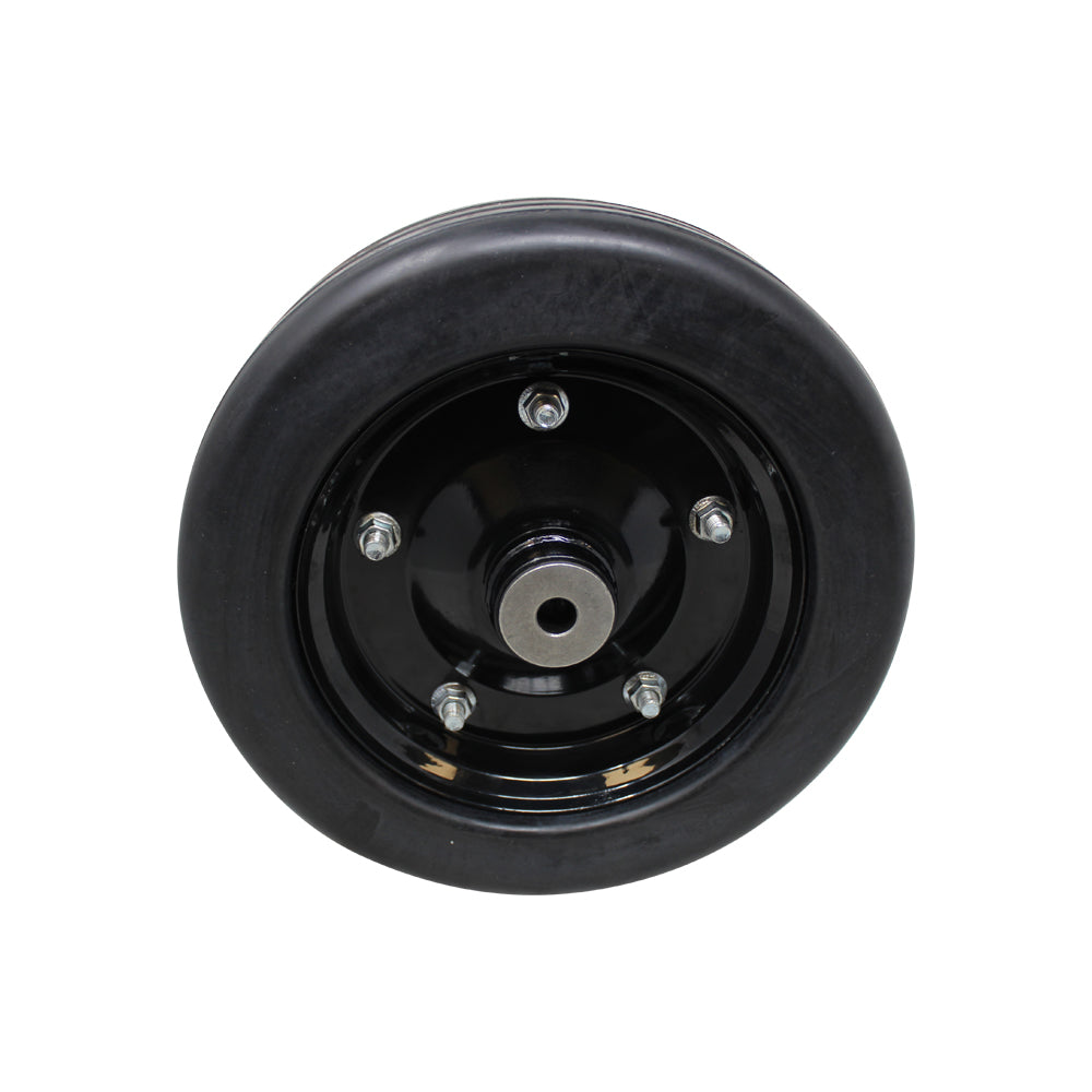 10" Finish Mower Rubber Wheel 10" x 3.25" Fits 1/2" Axle
