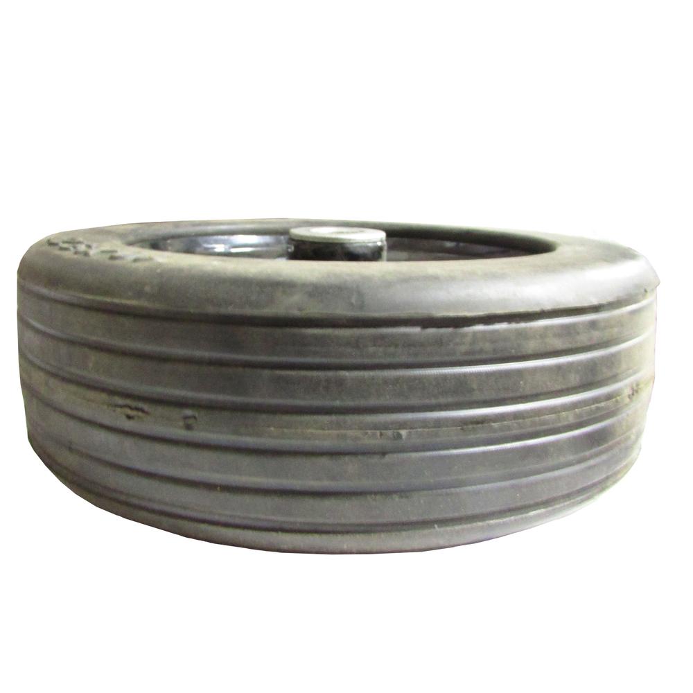 10" x 3.25" Solid Molded Finish Mower Wheel 3/4" Axle fits Bush Hog 87750
