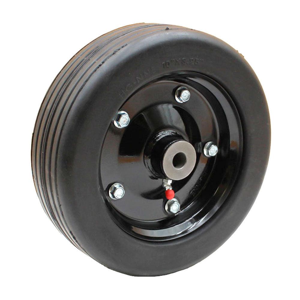 One Bush Hog Solid Finish Mower Wheel 10" x 3.25" Replaces 87750