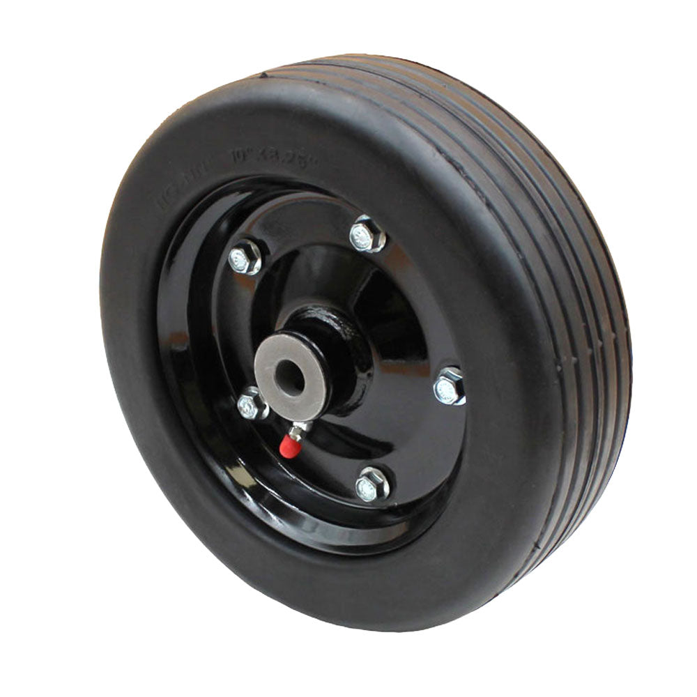 One Bush Hog Solid Finish Mower Wheel 10" x 3.25" Replaces 87750