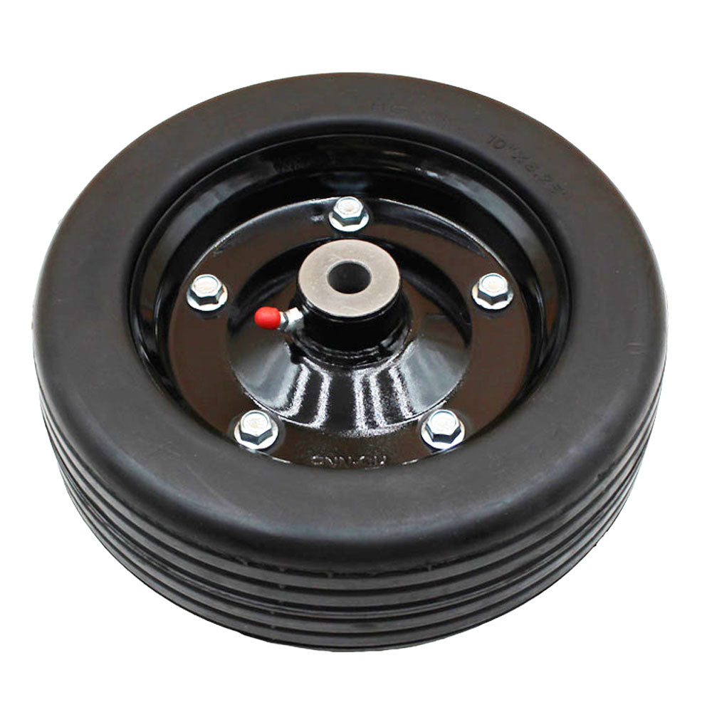One Bush Hog Solid Finish Mower Wheel 10" x 3.25" Replaces 87750