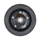 10" x 3.25" Finish Mower Wheel Solid Molded Tire W/ Bushings - Fits 5/8" Axle