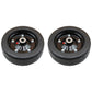 Two Bush Hog Solid Finish Mower Wheels 10" x 3.25" Replaces 87750