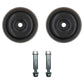 Two (2) Deck Wheels W/ Bolt & Nut Fits John Deere LA115 LA120 LA125 - GX10168