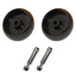 (2) Deck Wheels with Bolt & Nut Fits Scotts Replaces 14M7400