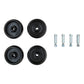 (Pack of 4) Deck Wheels Fits Husqvarna 532133957, 532174873, 539107610 Heavy