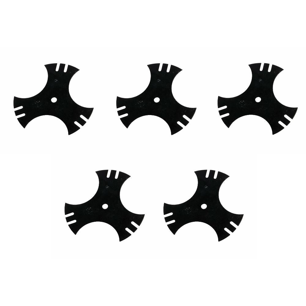 Qty 5: Tri Point Edger Blade Fits Cub Cadet Replaces 781-0748
