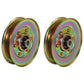 (2) V Idler Pulley 532193195 Fits Husqvarna GTH 2350 GTH 2548 YTH 1848 XP