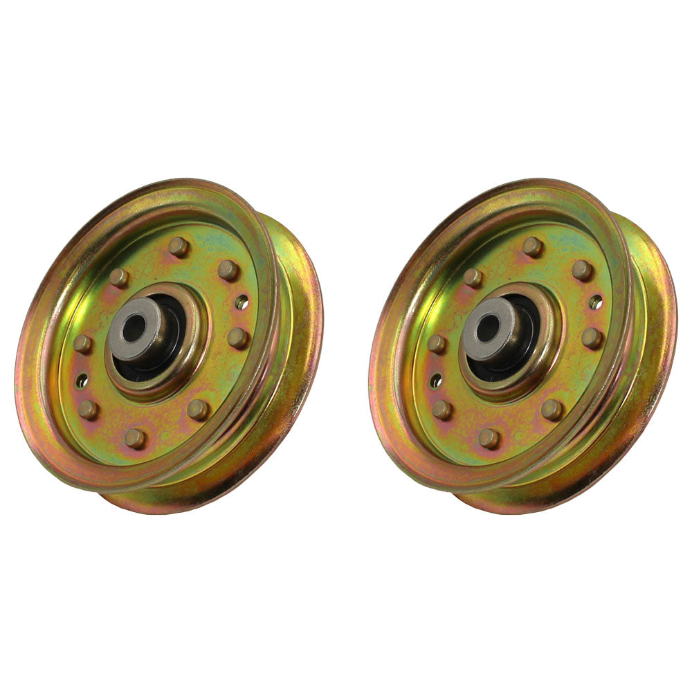 2pk Flat Idler Pulley Fits Husqvarna CT CTH 126 GTH2248 GTH250 Z4218 Z4824 53217