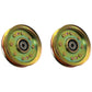 2pk Flat Idler Pulley Fits Husqvarna CT CTH 126 GTH2248 GTH250 Z4218 Z4824 53217