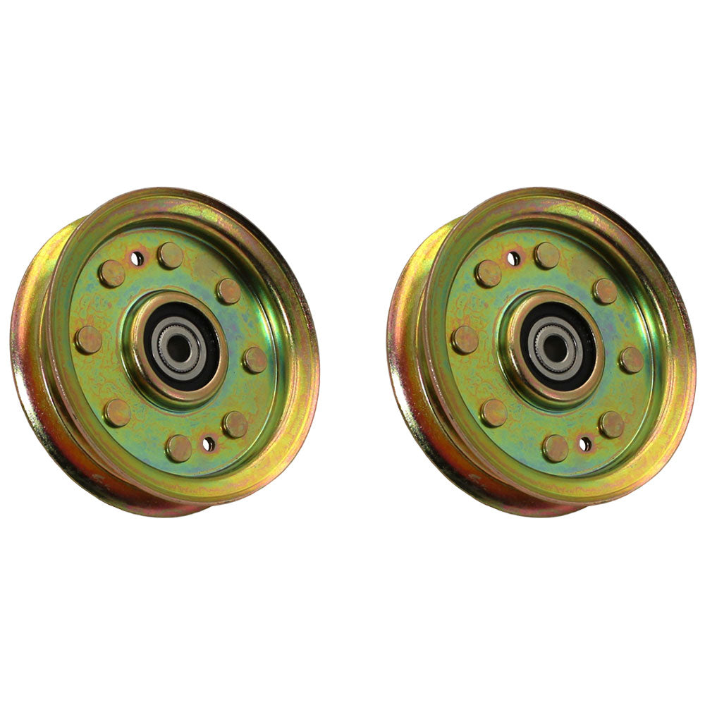 Qty 2: Flat Idler Pulley Fits Jonsered Replaces 532175820