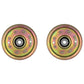 Qty 2: Flat Idler Pulley Fits Husqvarna Replaces 532175820