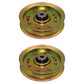 2pk Flat Idler Pulley Fits Husqvarna CT CTH 126 GTH2248 GTH250 Z4218 Z4824 53217