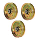 Qty 3: Flat Idler Pulley Fits Poulan Replaces 532175820