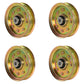 Qty 4: Flat Idler Pulley Fits AYP Replaces 175820