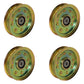 Qty 4: Flat Idler Pulley Fits Universal Products Replaces 107620