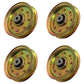 Qty 4: Flat Idler Pulley Fits Universal Products Replaces 107620