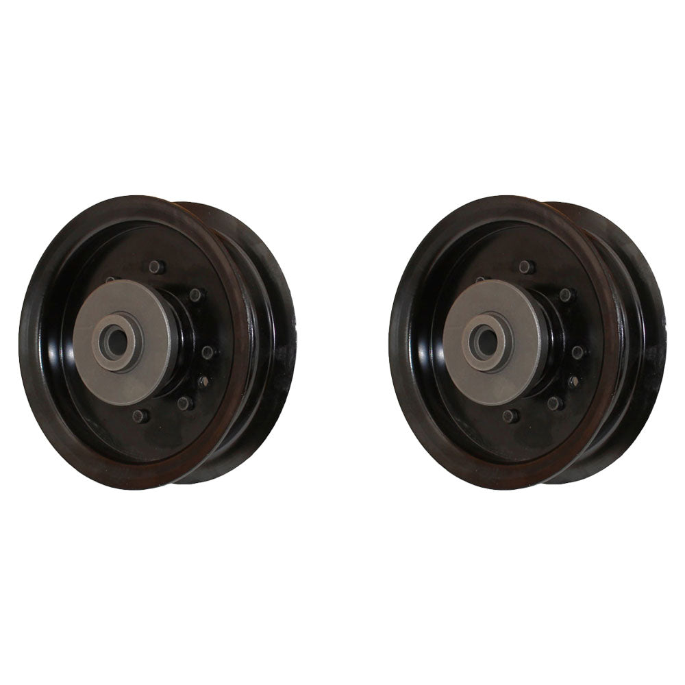Qty 2: Flat Idler Pulley Fits Husqvarna Replaces 196104