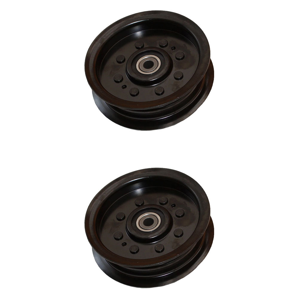 Qty 2: Flat Idler Pulley Fits Husqvarna Replaces 196104