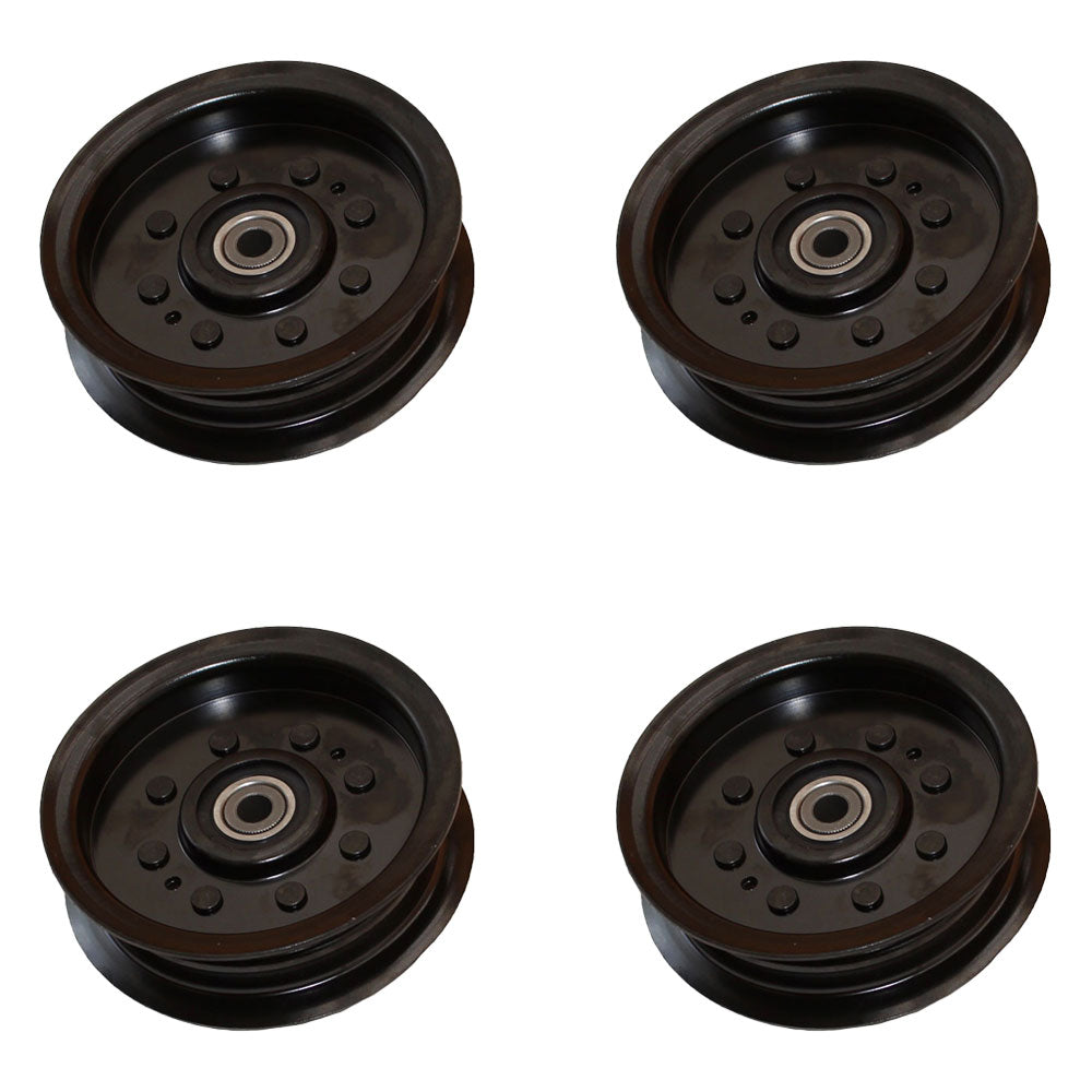 Qty 4: Flat Idler Pulley Fits Poulan Replaces LAO78-0008_x4