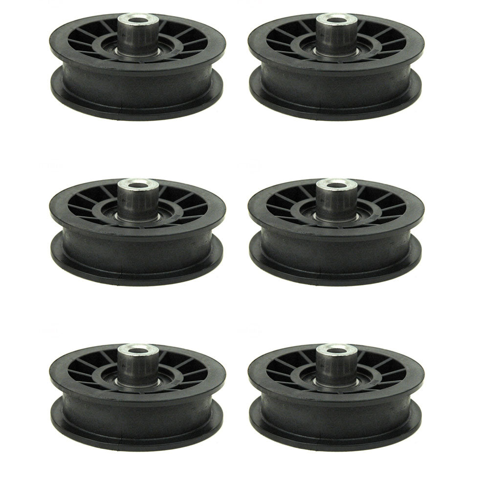 Qty 6: Flat Idler Pulley Fits Snapper Replaces 705080