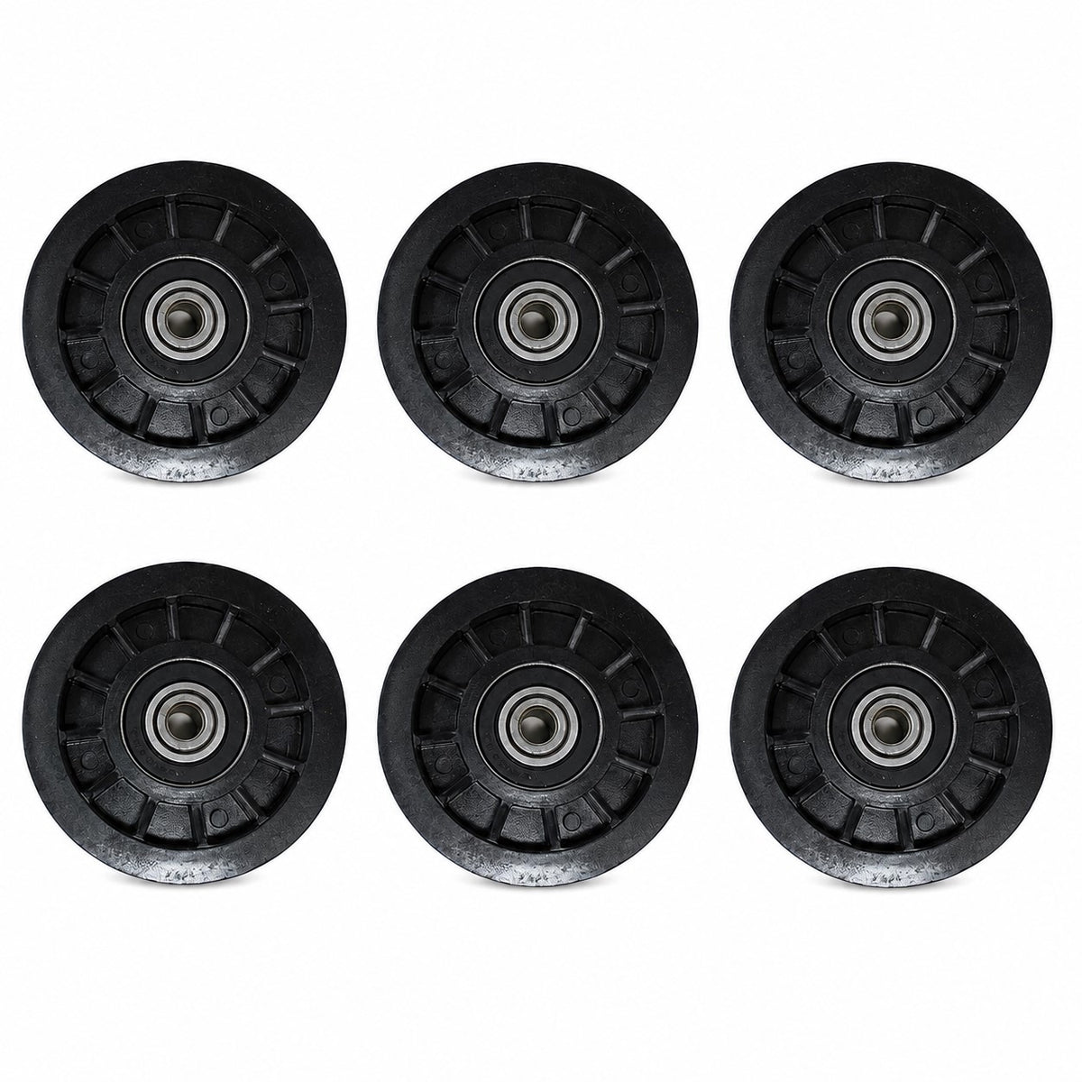 Qty. 6: Flat Idler Pulleys Fits Snapper Replaces 705080
