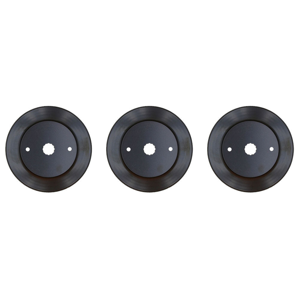 Qty 3: Steel Deck Pulley Fits Universal Products Replaces 7-05668