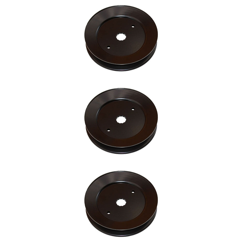 Qty 3: Steel Deck Pulley Fits Universal Products Replaces 7-05668