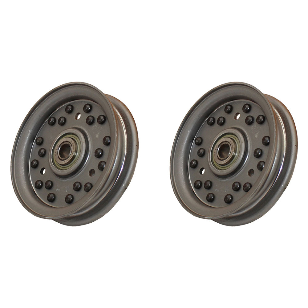Qty 2: Flat Idler Pulley Fits Bad Boy Replaces 033-6001-00