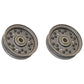Qty 2: Flat Idler Pulley Fits Dixie Chopper Replaces 30224