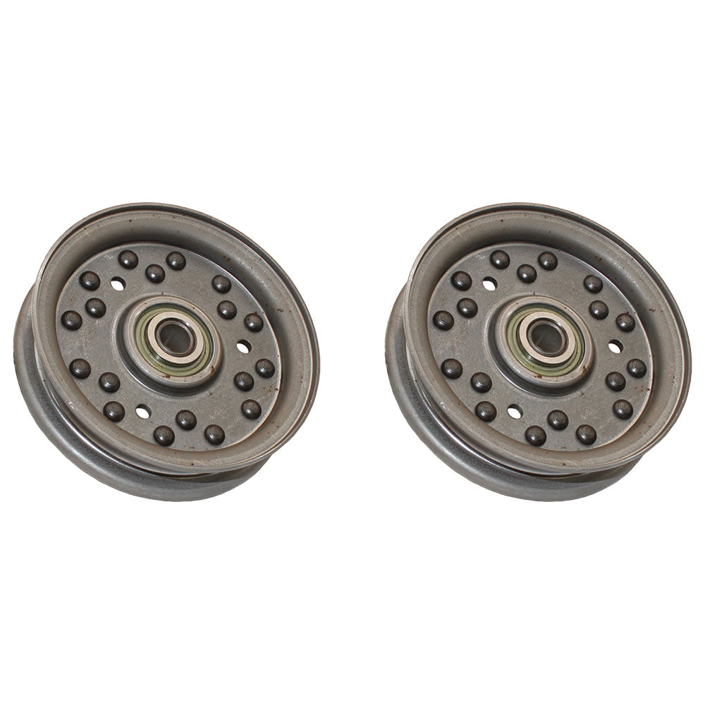 Qty 2: Flat Idler Pulley Fits Dixie Chopper Replaces 30224