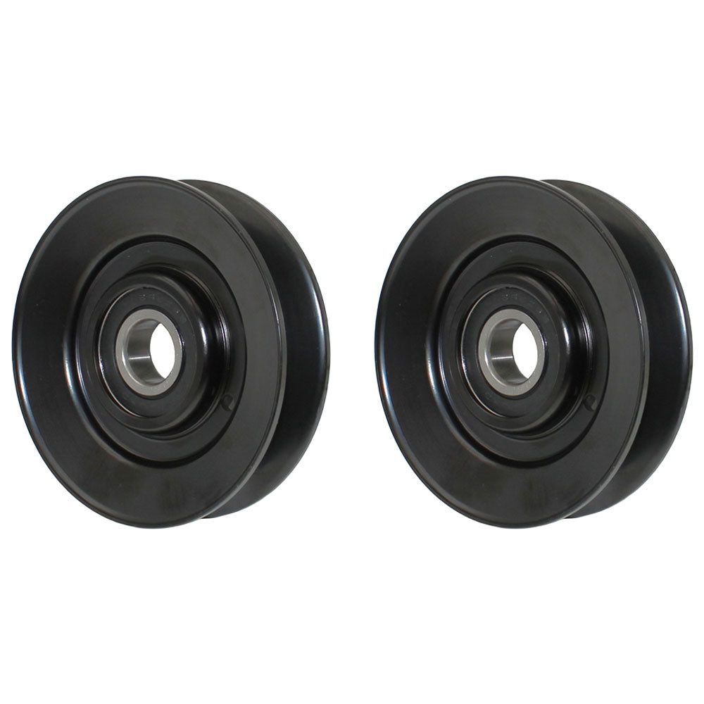 2 V-Idler Pulley Fits John Deere AM118447 SABO Deck LT/LTR 155 166 180 GT GX LX