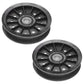 Qty 2: Flat Idler Pulley  Fits John Deere Replaces D18314
