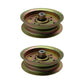 Qty (2) Idler Pulleys Fits Sears Replaces 532196106
