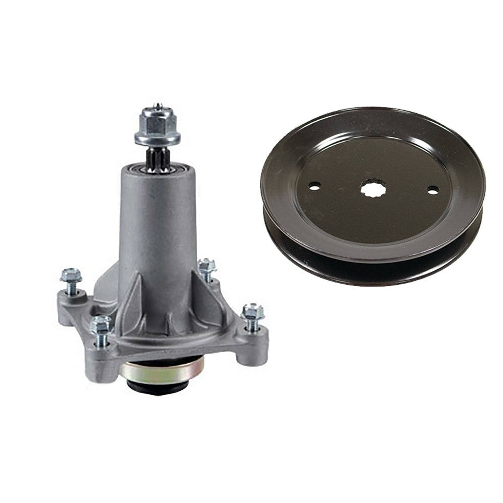 Spindle Assembly w/Pulley fits AYP Fits Husqvarna Fits Craftsman 285-585 187292