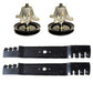Spindle & Blade Kit Fits Cub Cadet Replaces 742-04126