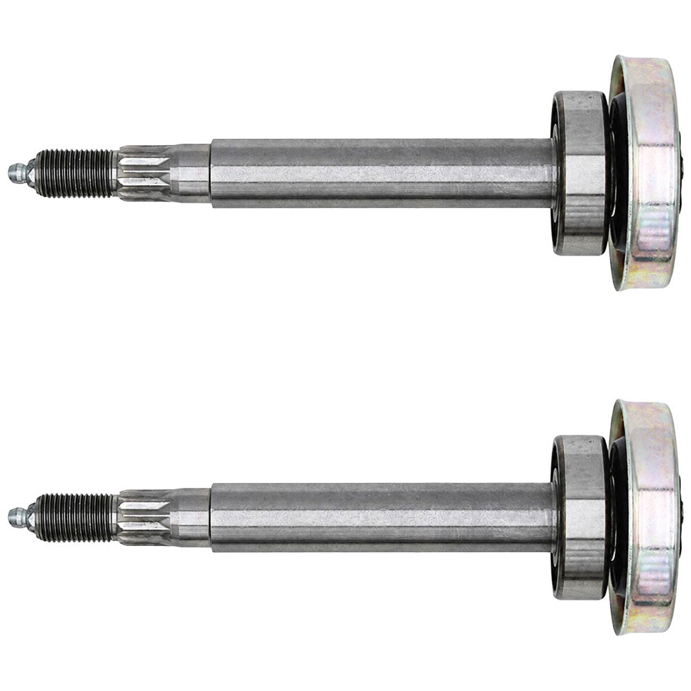Qty 2: Spindle Shaft
 Fits Husqvarna Replaces 532187291